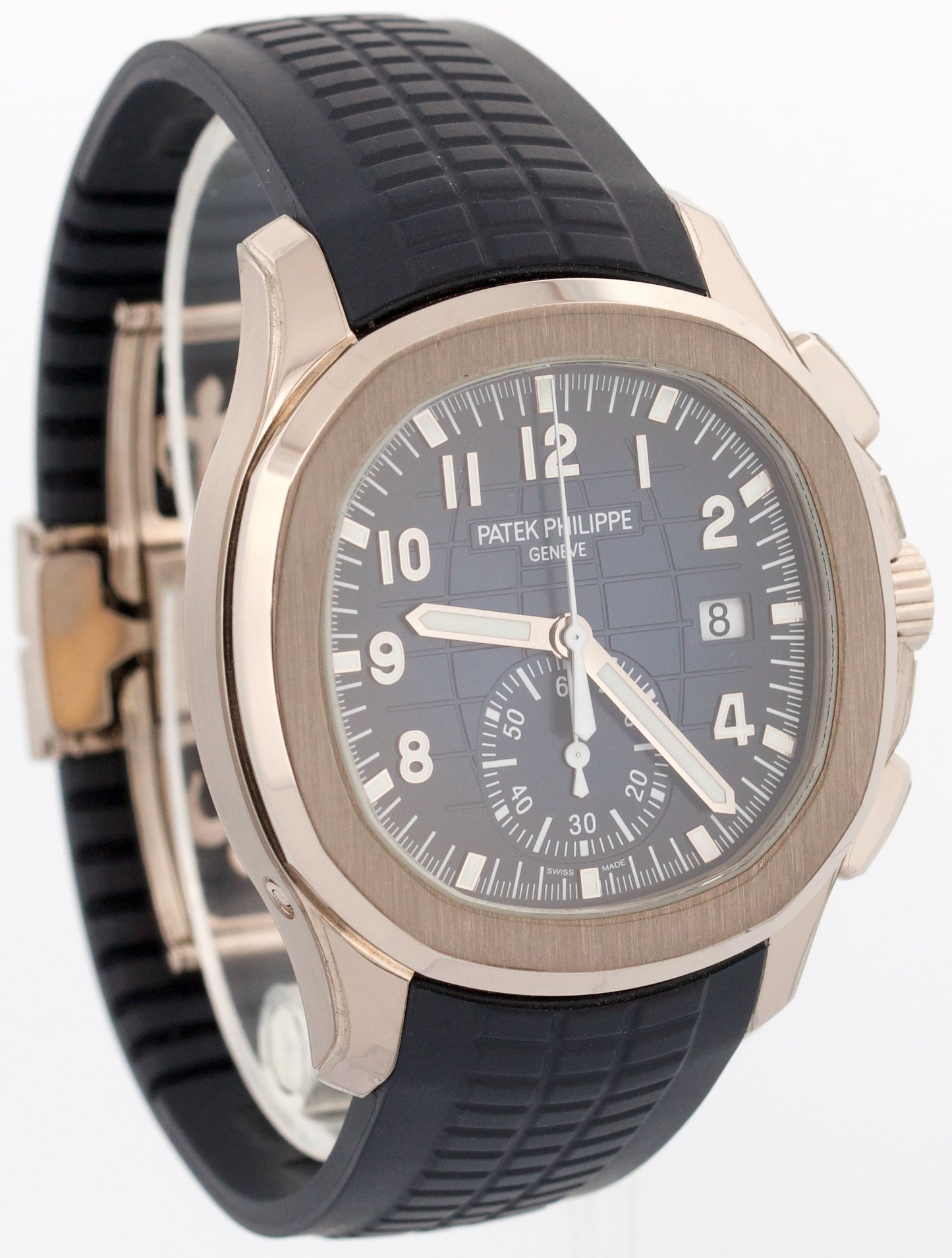 2022 PAPERS Patek Philippe Aquanaut BLUE 18K White Gold 42.2mm 5968G-001 BOX