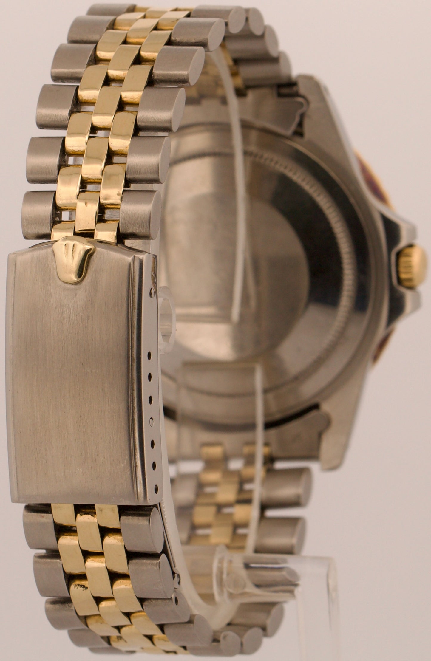 VINTAGE 1971 Rolex GMT-Master BROWN 18K Gold Steel ROOT BEER Jubilee 40mm 1675