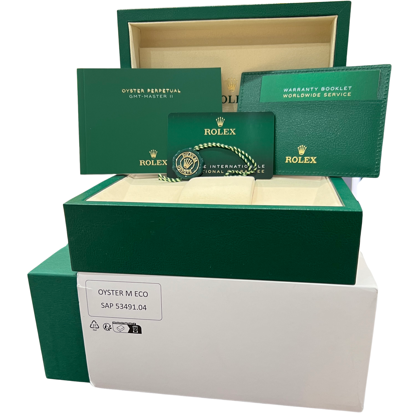 NEW SEPT 2025 PAPERS Rolex GMT-Master II BRUCE WAYNE Ceramic 126710 GRNR BOX