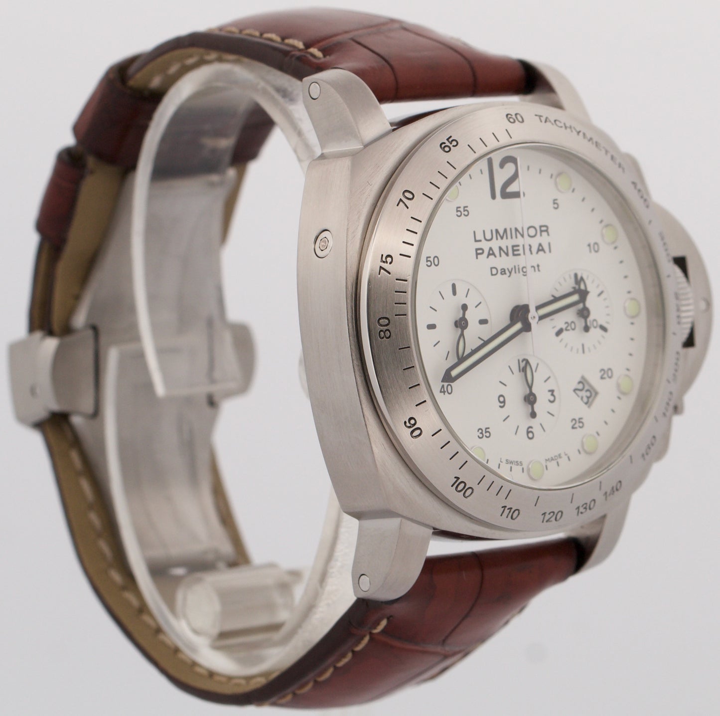 MINT Panerai PAM 251 Luminor Daylight IVORY Chronograph Automatic 44mm PAM00251