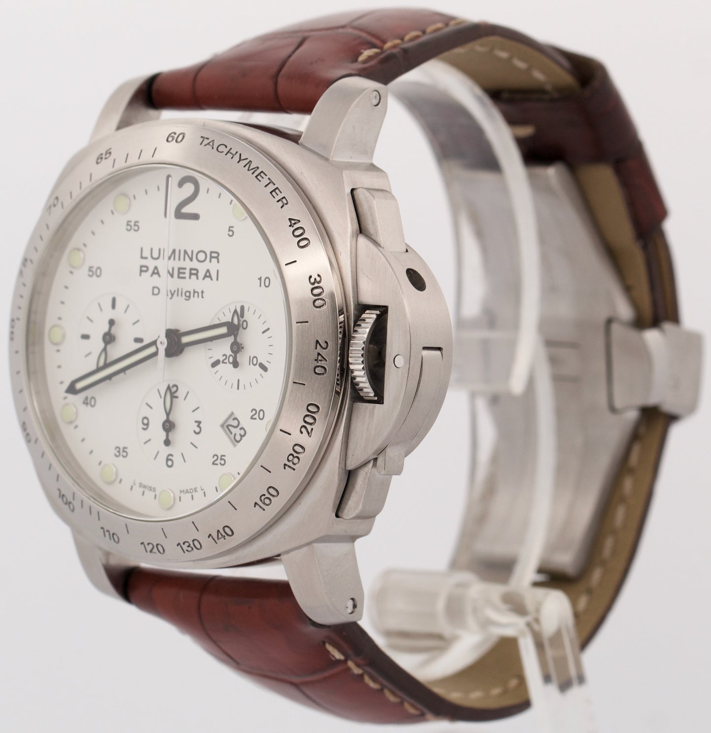 MINT Panerai PAM 251 Luminor Daylight IVORY Chronograph Automatic 44mm PAM00251