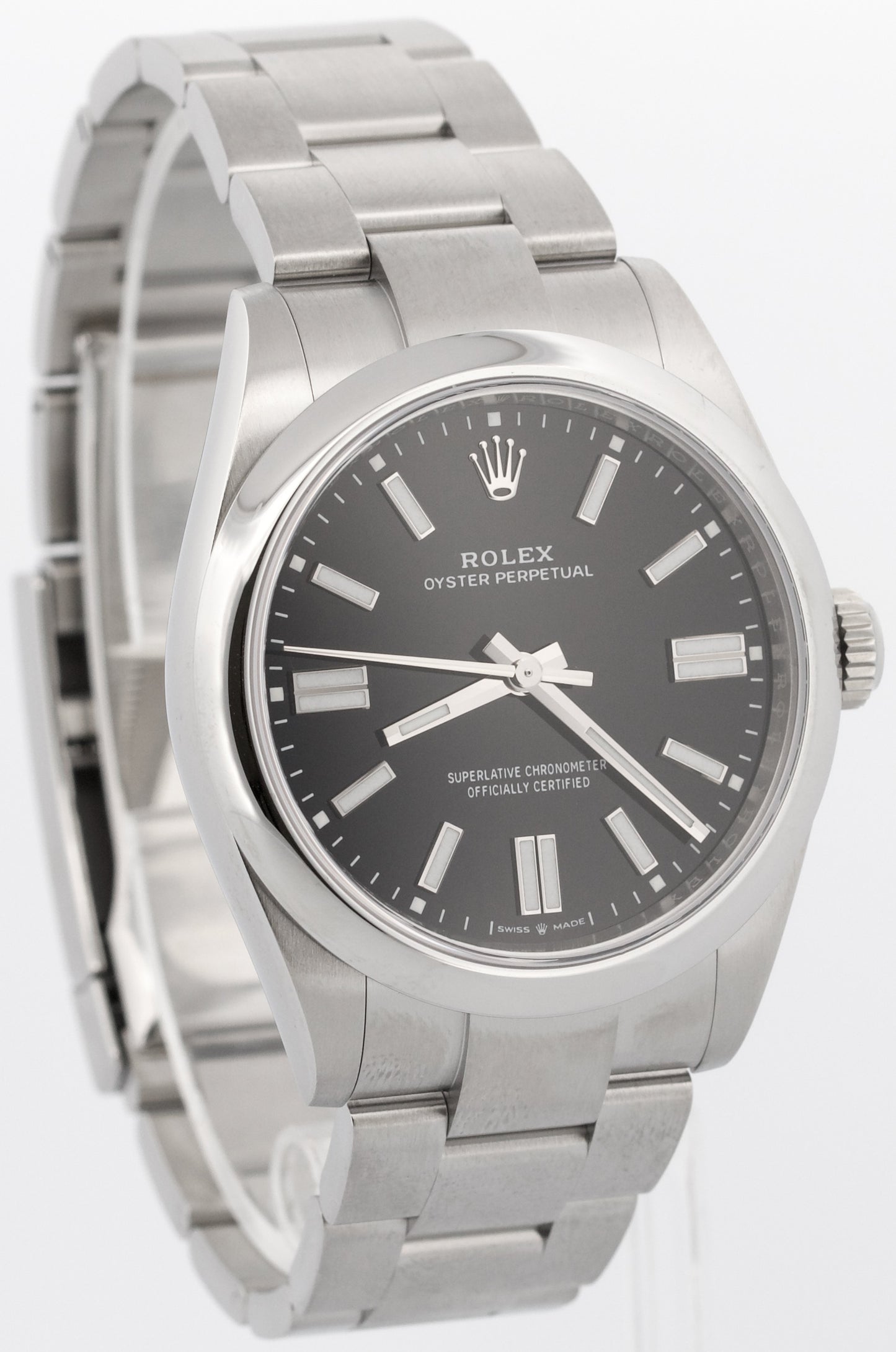 NEW NOV 2025 Rolex Oyster Perpetual 41 BLACK Stainless Steel 41mm 134300 BOX