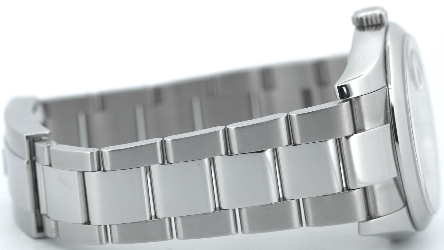 PAPERS Rolex DateJust 36mm SILVER Stainless Steel Smooth Oyster 116200 Watch BOX