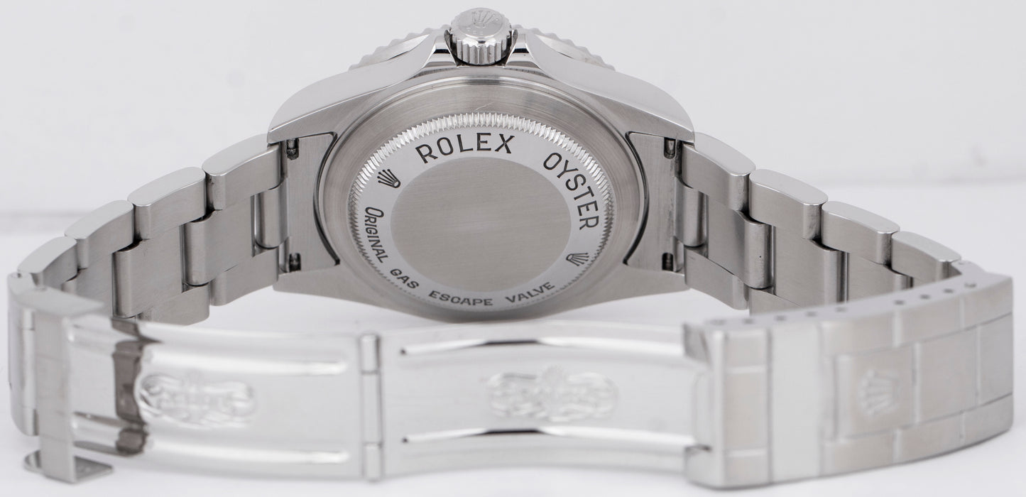 2009 Rolex Sea-Dweller NO-HOLES CASE Stainless 40mm Black Watch 16600 T B+P