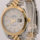 Rolex DateJust 41 WHITE 18K Yellow Gold Stainless Steel 41mm JUBILEE 126333