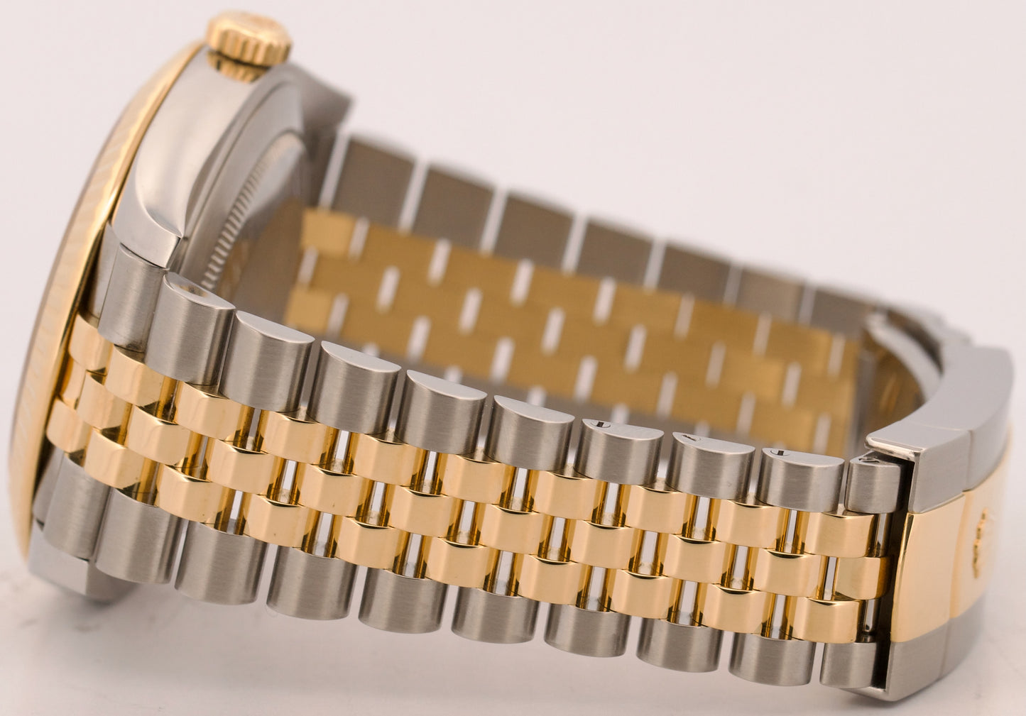 Rolex DateJust 41 WHITE 18K Yellow Gold Stainless Steel 41mm JUBILEE 126333
