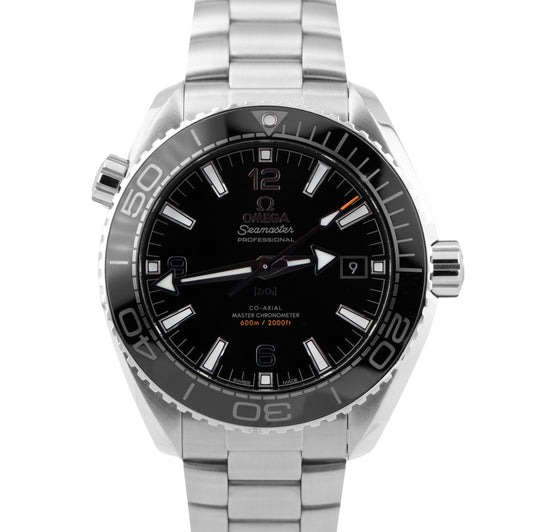 MINT Omega Seamaster Planet Ocean 600M PAPERS Steel 43mm 215.30.44.21.01.001 B+P