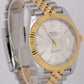 Rolex DateJust 41 SILVER 18K Gold Steel 41mm JUBILEE Fluted 126333