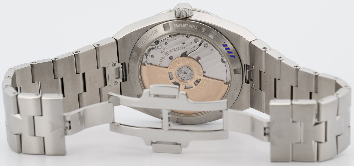 PAPERS Vacheron Constantin Overseas BLUE 41mm Stainless Steel 4500V Watch BOX