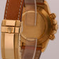 1996 PAPERS Rolex Daytona Cosmograph WHITE 18K Yellow Gold Leather 16518 BOX