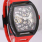 Zeroo Time T4 THE ARCHER Skeleton Black Red Steel TOURBILLON Rubber ZT004BRD BOX
