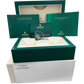 2023 PAPERS Rolex DateJust 41 MINT GREEN 18K Gold 41mm JUBILEE 126334 Watch BOX