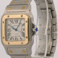 Cartier Santos Galbee 29mm SILVER GUILLOCHE 18K Steel Automatic 2319 W20058C4