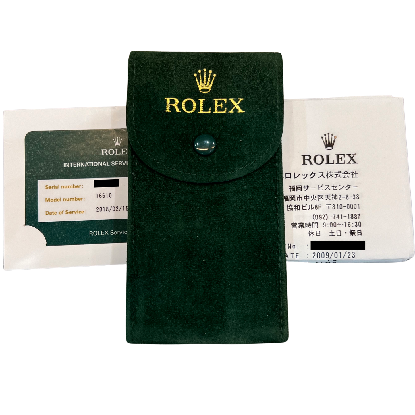 2018 RSC Rolex Submariner Date BLACK Stainless 40mm Oyster Automatic 16610 Watch