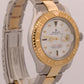 2009 PAPERS Rolex Yacht-Master FACTORY MOP DIAMOND 18K 40mm REHAUT 16623 BOX