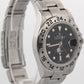 2011 CARD Rolex Explorer II 40mm BLACK 3186 NO-HOLES Rehaut Watch 16570 BOX