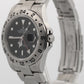 2011 CARD Rolex Explorer II 40mm BLACK 3186 NO-HOLES Rehaut Watch 16570 BOX