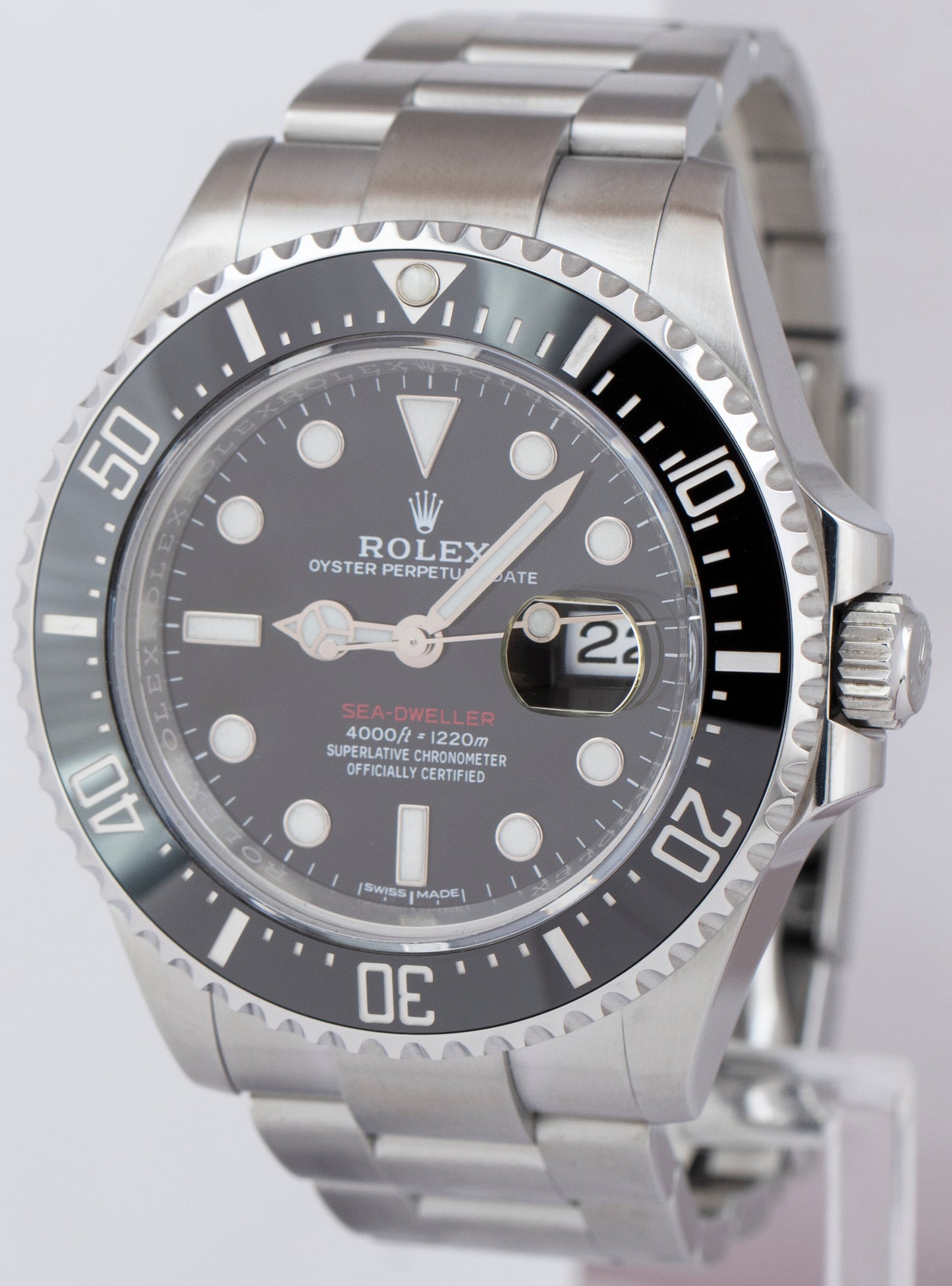 MINT PAPERS Rolex Sea-Dweller Red 50th-Anniversary 126600 Steel MK1 43mm BOX