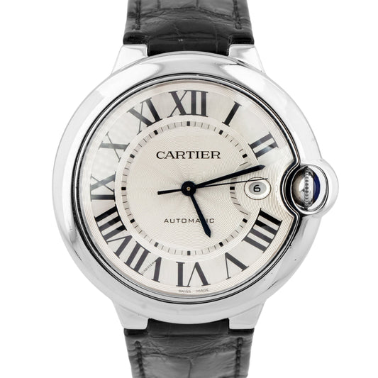 Cartier Ballon Bleu Stainless Ivory Automatic 42mm 3001 WSBB0026 Watch BOX