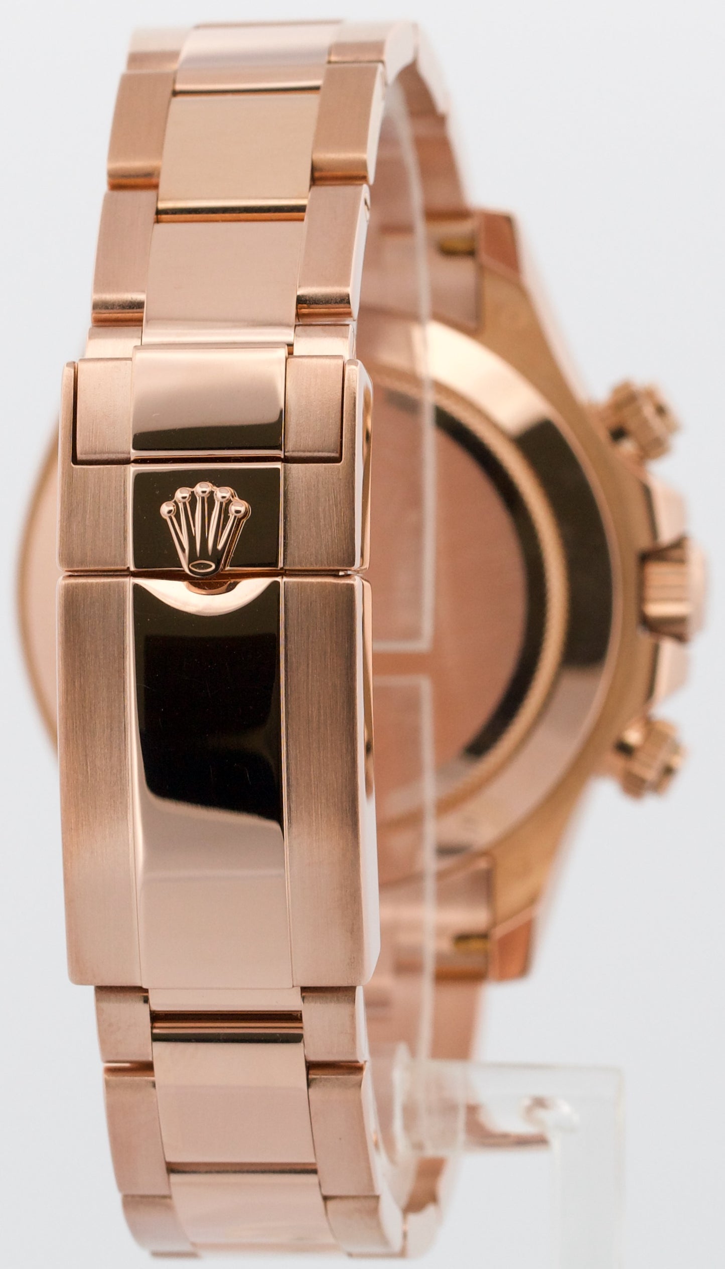 PAPERS Rolex Daytona Cosmograph IVORY 40mm 18K Rose Gold 116505 Watch BOX