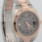 2021 PAPERS Rolex DateJust 41mm WIMBLEDON Steel 18K Rose Gold OYSTER 126331 BOX