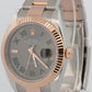 2021 PAPERS Rolex DateJust 41mm WIMBLEDON Steel 18K Rose Gold OYSTER 126331 BOX