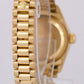 1984 Ladies Rolex DateJust President 26mm DIAMOND 18K Yellow Gold 69178 Watch