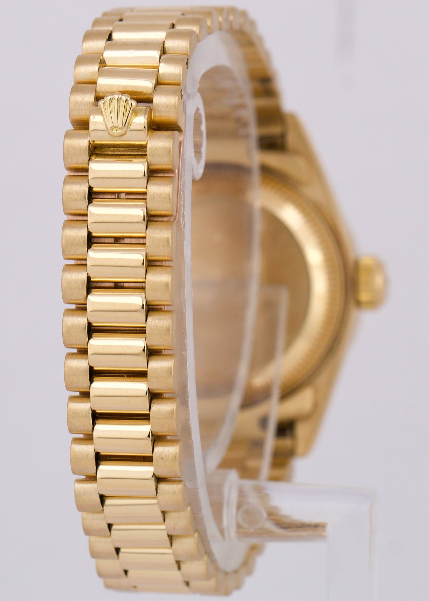 1984 Ladies Rolex DateJust President 26mm DIAMOND 18K Yellow Gold 69178 Watch