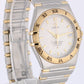 Omega Constellation Two-Tone 18k Yellow Gold Steel Silver 35.5mm 1202.30 Watch