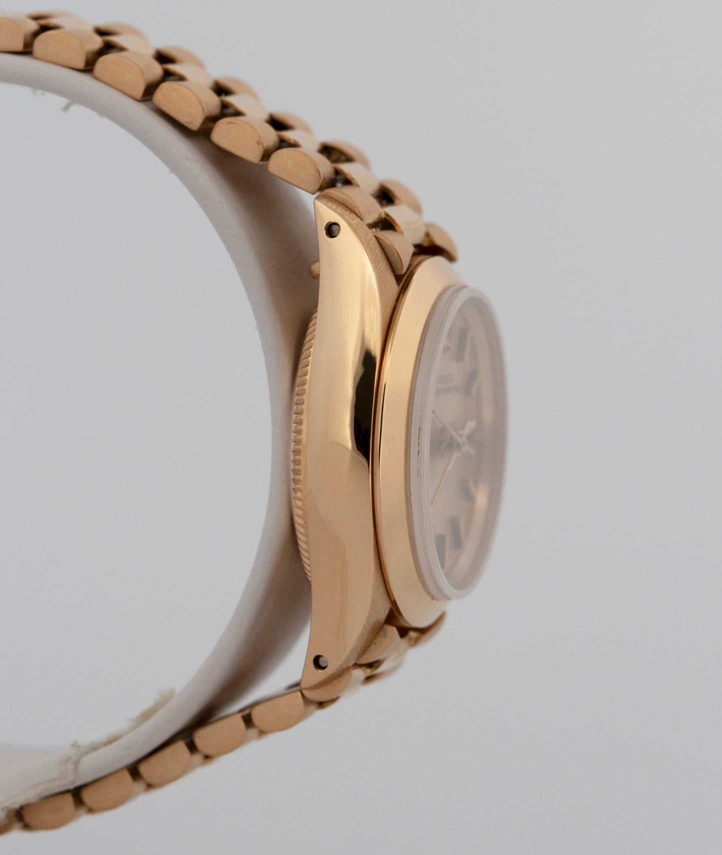 Rolex Oyster Perpetual PRESIDENT 18K Yellow Gold Bark 24mm 6718 Watch