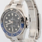 Rolex GMT-Master II Batman Black Blue Stainless Steel 40mm Watch 116710 BLNR