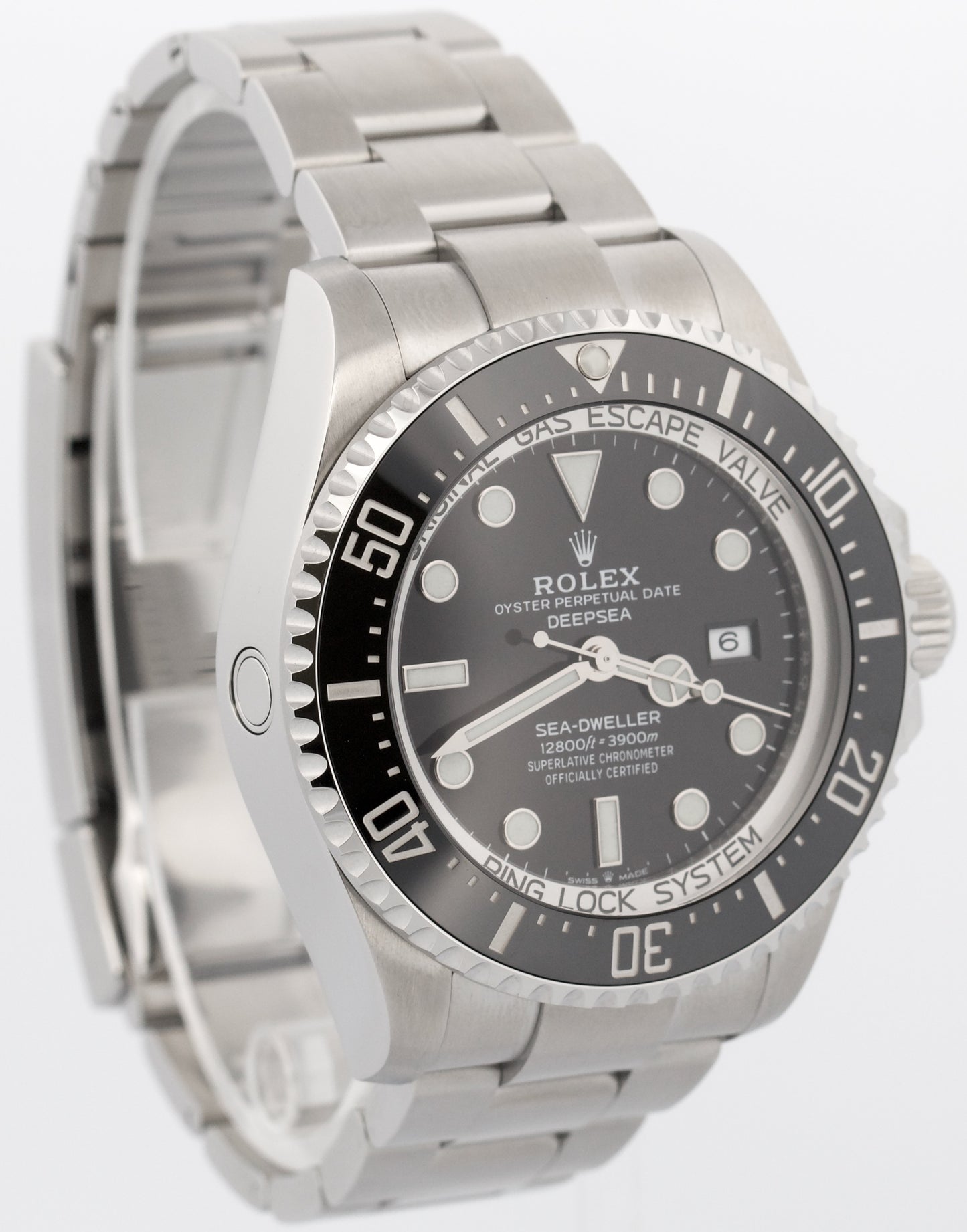 2021 PAPERS Rolex Sea-Dweller Deepsea BLACK 44mm Stainless Ceramic 126660 BOX
