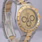 Rolex Daytona Cosmograph CHAMPAGNE 40mm ZENITH Stainless 18K Yellow Gold 16523