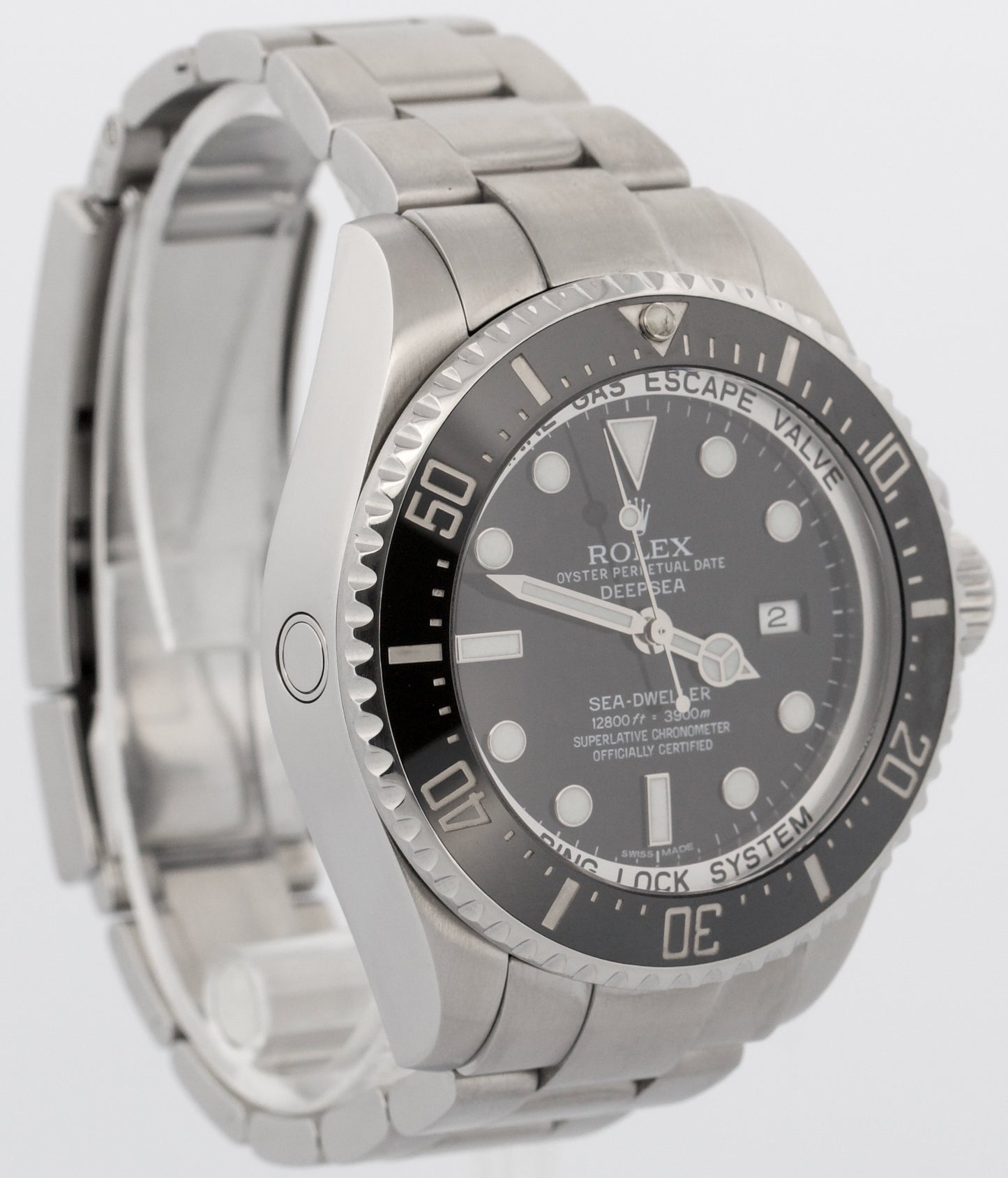 PAPERS Rolex Sea-Dweller Deepsea 116660 BLACK 44mm Ceramic Steel Dive Watch BOX