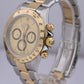 Rolex Daytona Cosmograph CHAMPAGNE 40mm ZENITH Stainless 18K Yellow Gold 16523