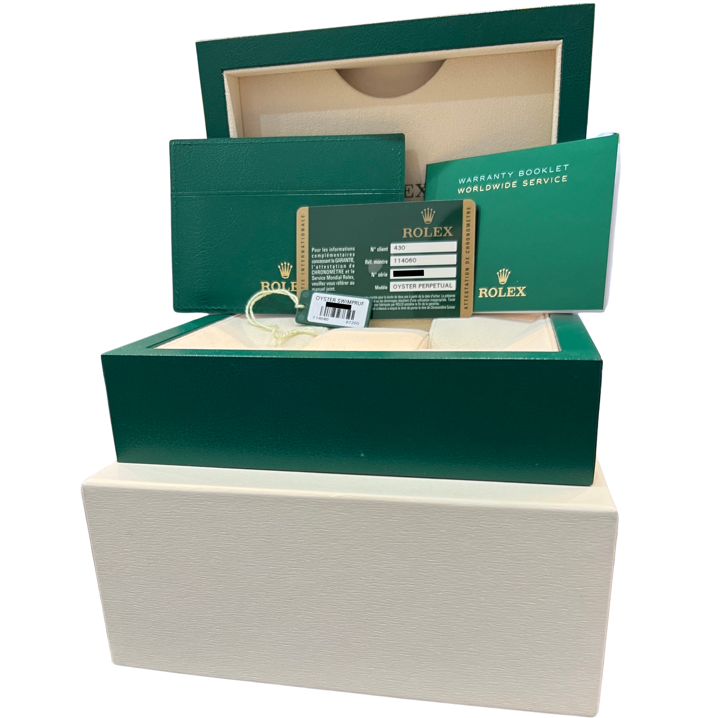 PAPERS Rolex Submariner No-Date 40mm BLACK Ceramic Stainless Steel 114060 LN BOX