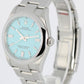 JULY 2024 PAPERS Rolex Oyster Perpetual Tiffany Blue 36mm 126000 Watch BOX