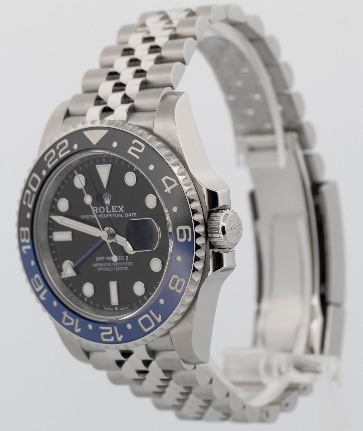 2023 PAPERS Rolex GMT-Master II Batman Blue Black 40mm 126710 BLNR Watch BOX