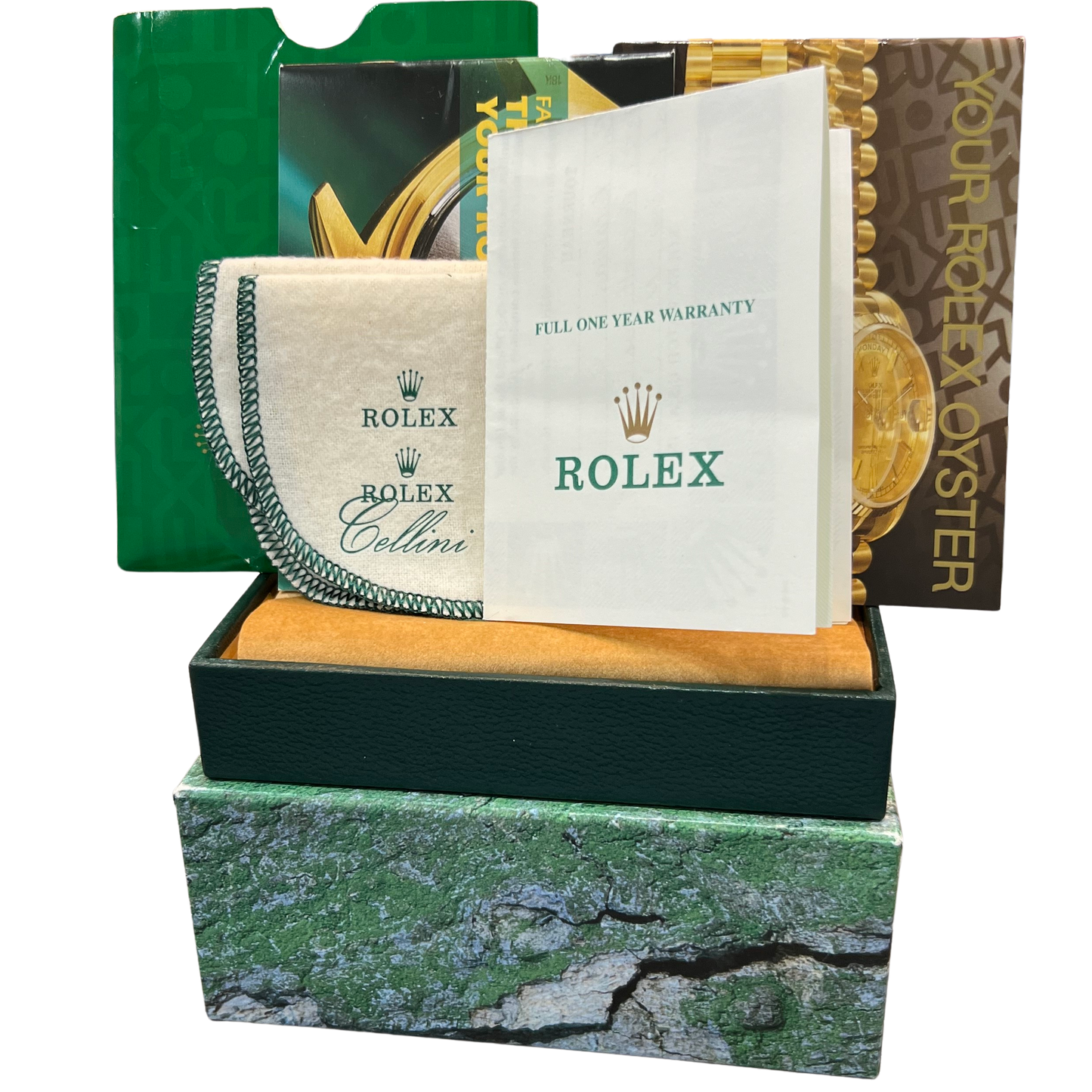 UNPOLISHED PAPERS Rolex Oyster Perpetual Air-King Blue 14010 Steel 34mm BOX