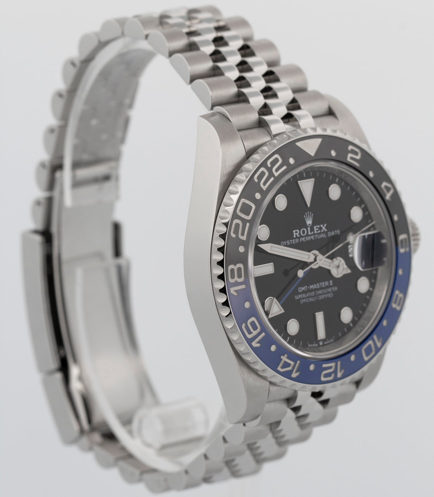 2023 PAPERS Rolex GMT-Master II Batman Blue Black 40mm 126710 BLNR Watch BOX