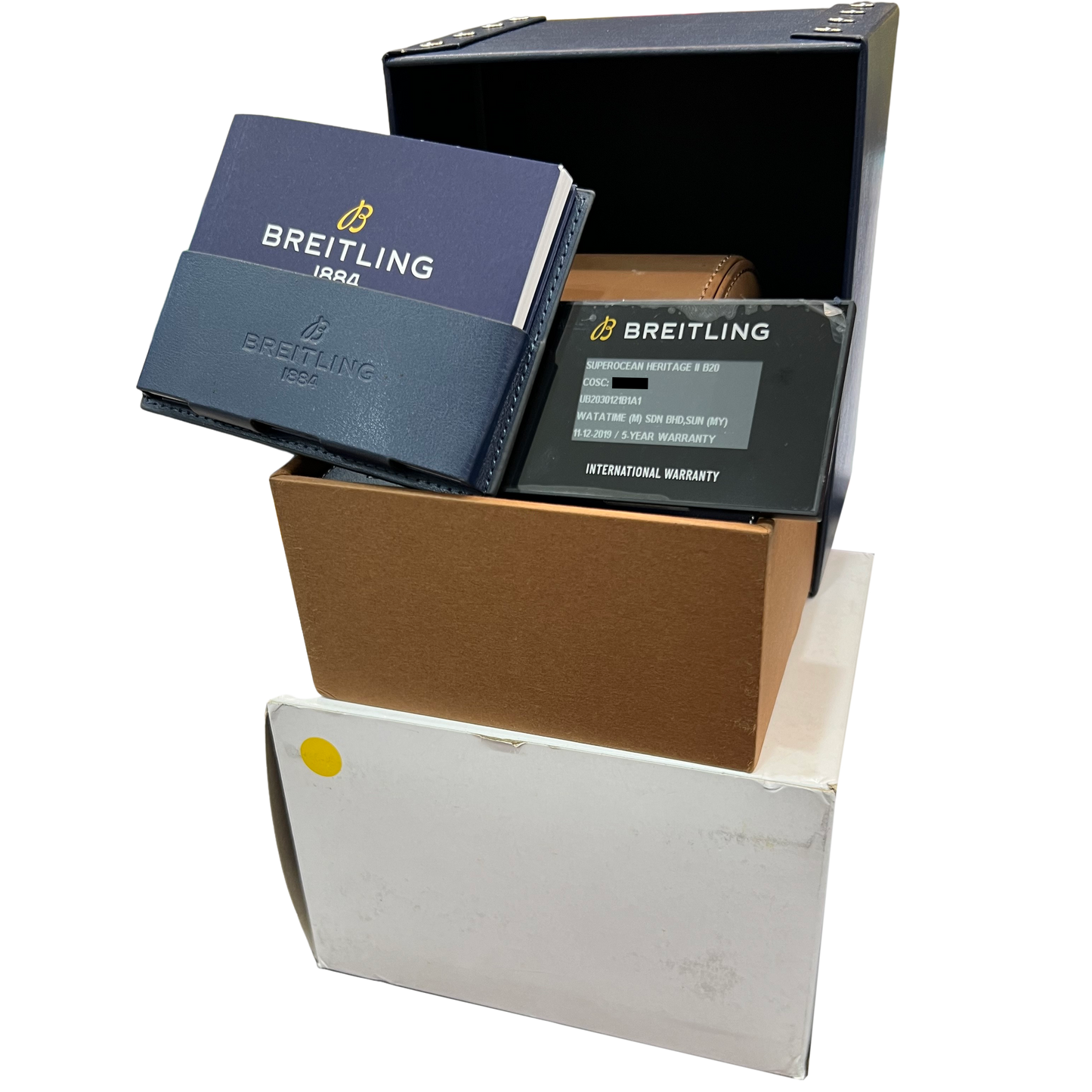 PAPERS Breitling Superocean Heritage II B20 44mm Rose Gold Black UB2030 BOX