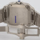 2022 PAPERS Cartier Santos 35mm Steel 18K Yellow Gold W2SA0016 4075 Watch BOX