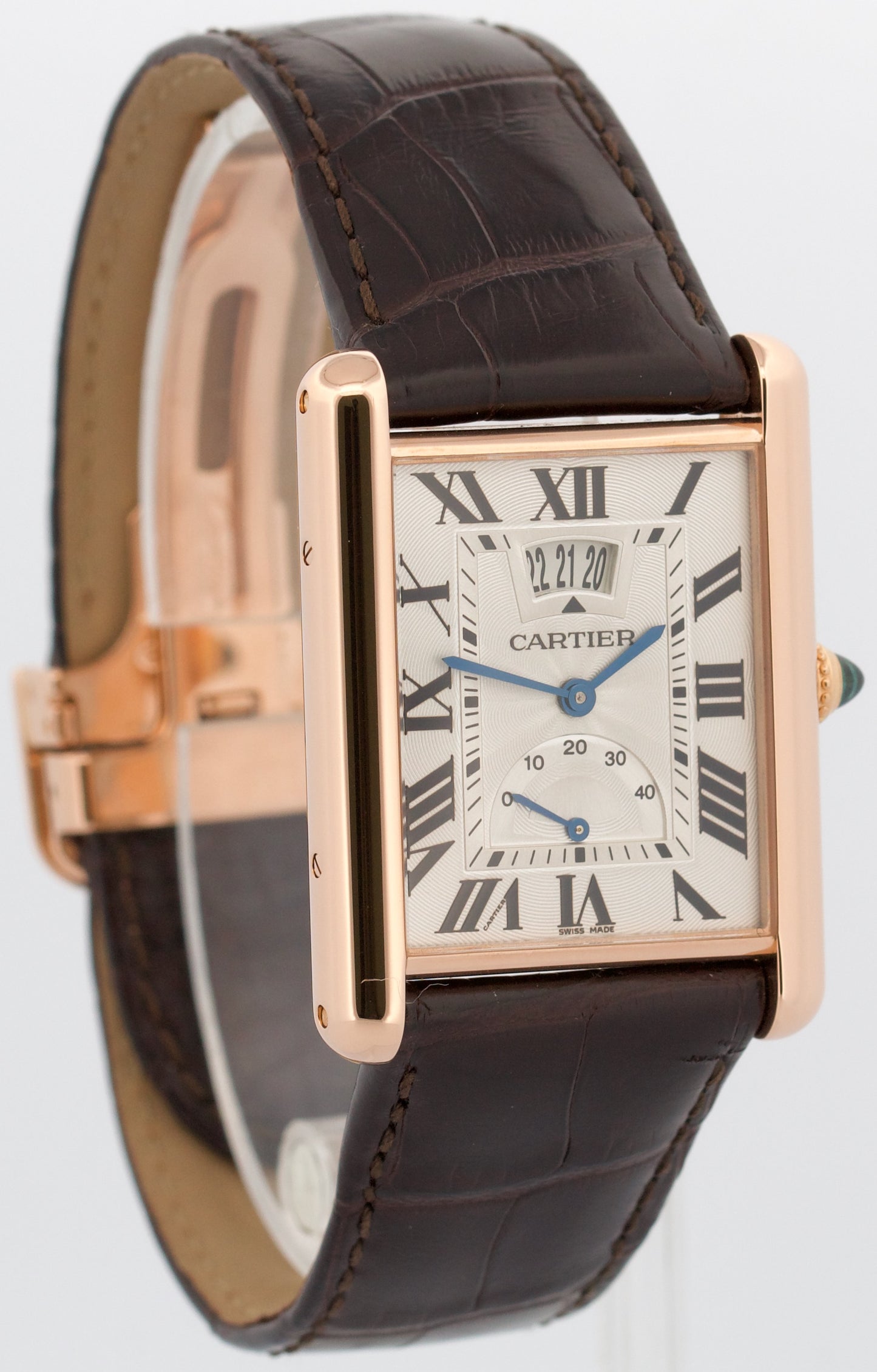 PAPERS Cartier Tank Louis XL Power Reserve 18K 30mm x 39mm W1560003 3185 BOX