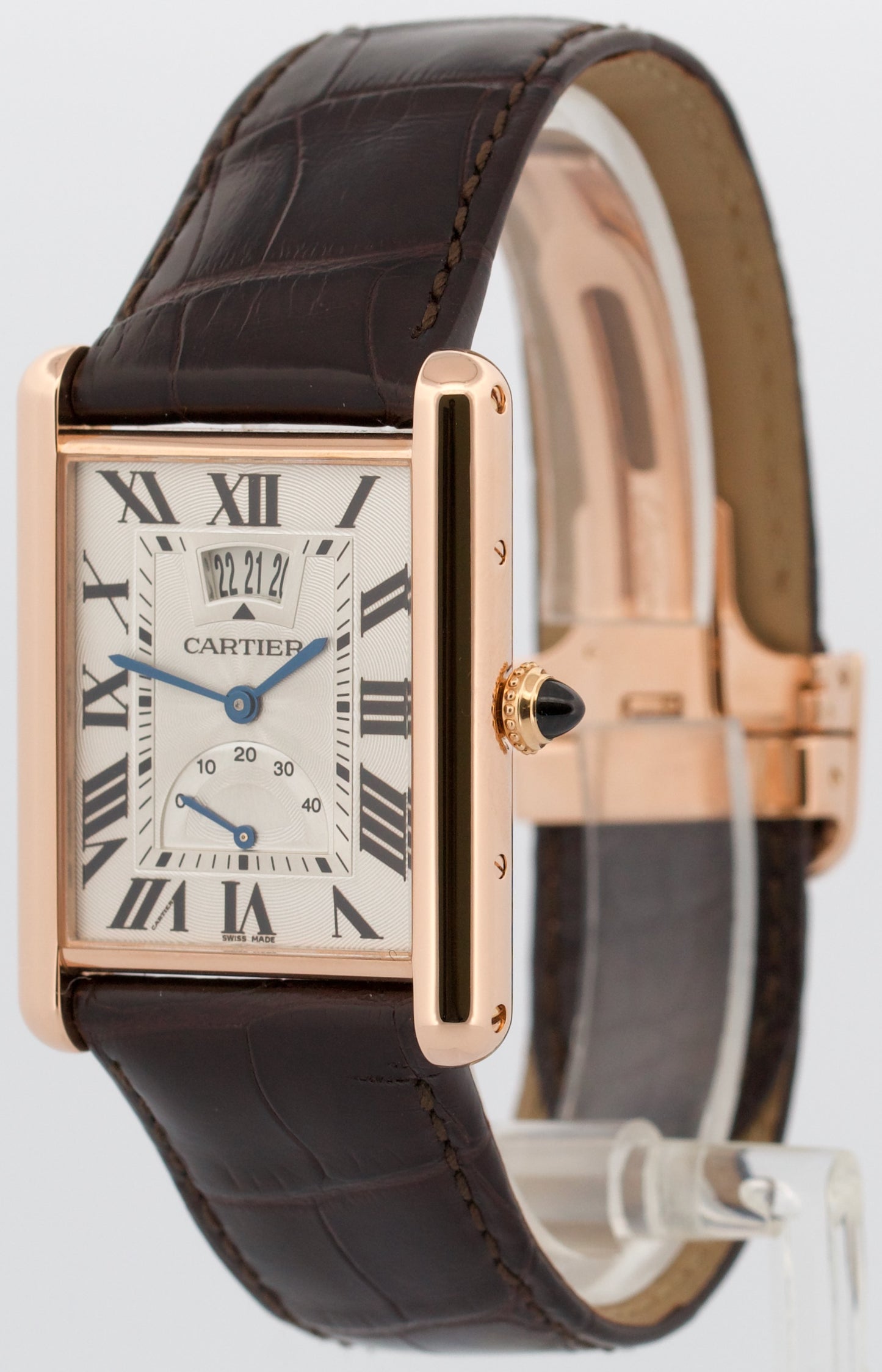 PAPERS Cartier Tank Louis XL Power Reserve 18K 30mm x 39mm W1560003 3185 BOX