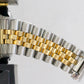 Rolex DateJust 36mm JUBILEE IVORY ARABIC 18K Yellow Gold Steel 16233 Watch
