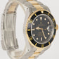 MINT PAPERS Rolex Submariner Date 40mm Black Two-Tone Gold Steel Watch 16613 B+P