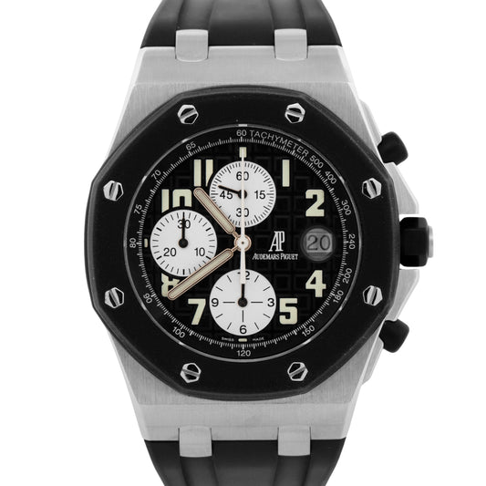 Audemars Piguet Royal Oak Offshore Chronograph Steel Black 42mm Rubber 25940SK