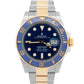 PAPERS Rolex Submariner Date BLUE 41mm Ceramic 18K Gold Steel 126613 LB BOX