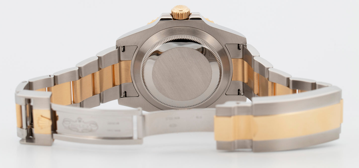 PAPERS Rolex Submariner Date BLUE 41mm Ceramic 18K Gold Steel 126613 LB BOX