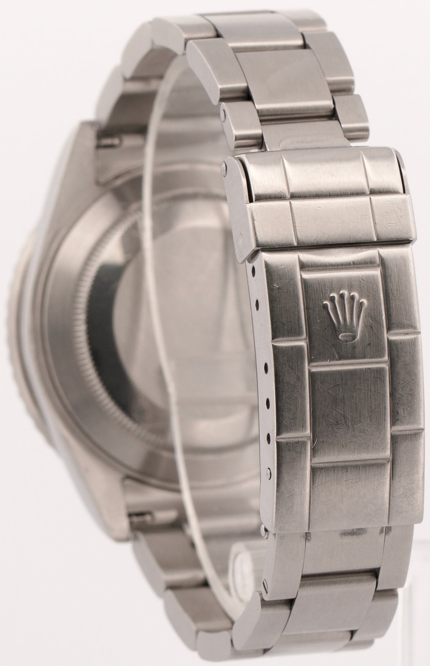 2008 PAPERS Rolex Submariner Date BLACK Steel REHAUT No-Holes 40mm 16610 T BOX